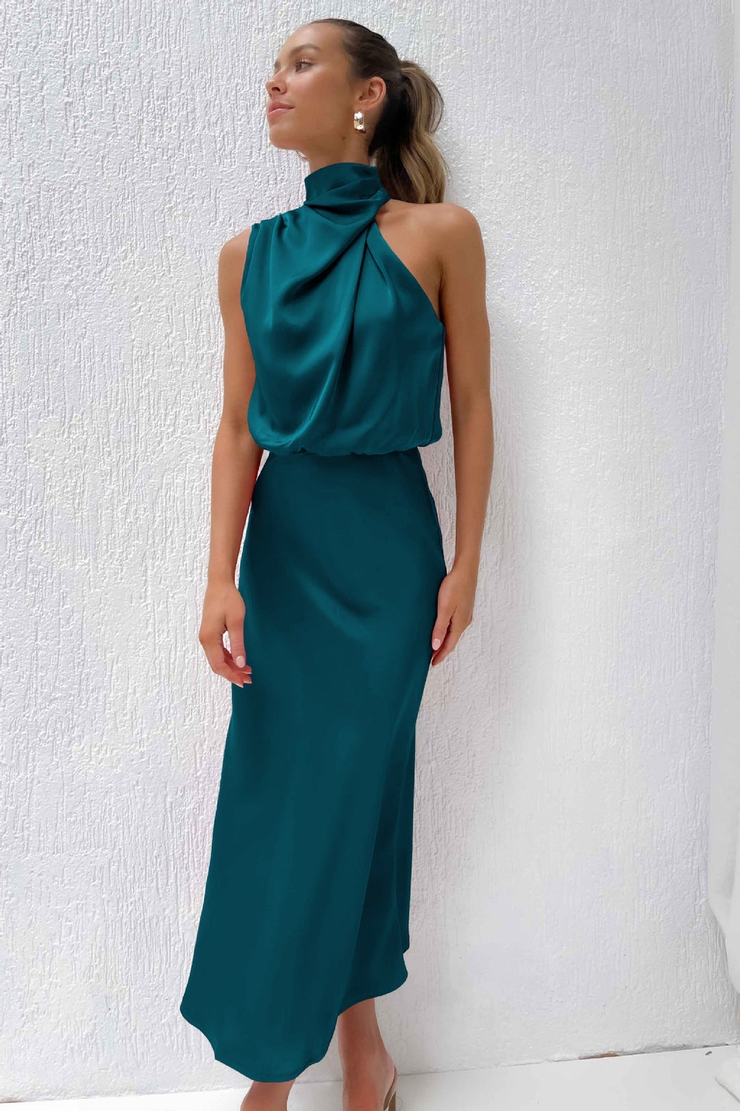 VIOLET | SAHARA DRAPED DRESS