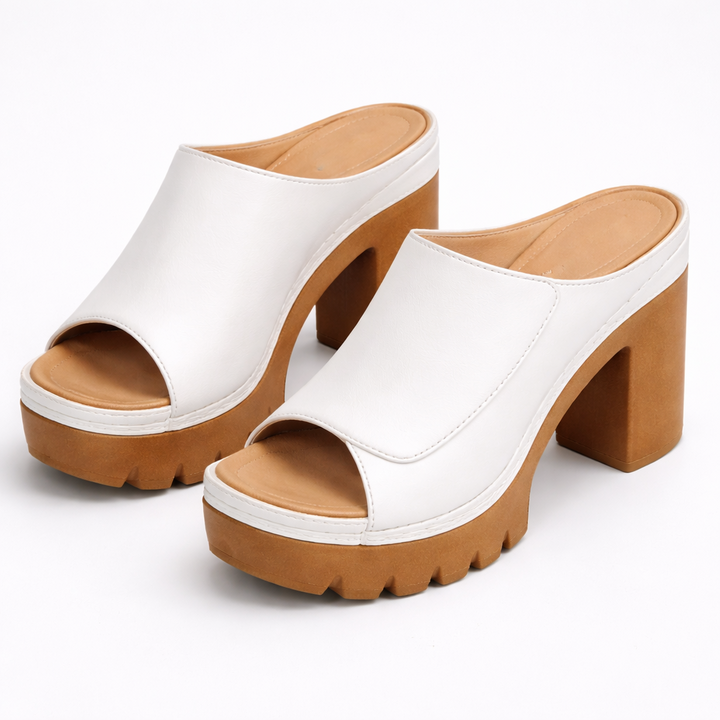 GENEVA | PLATFORM BLOCK HEEL MULE