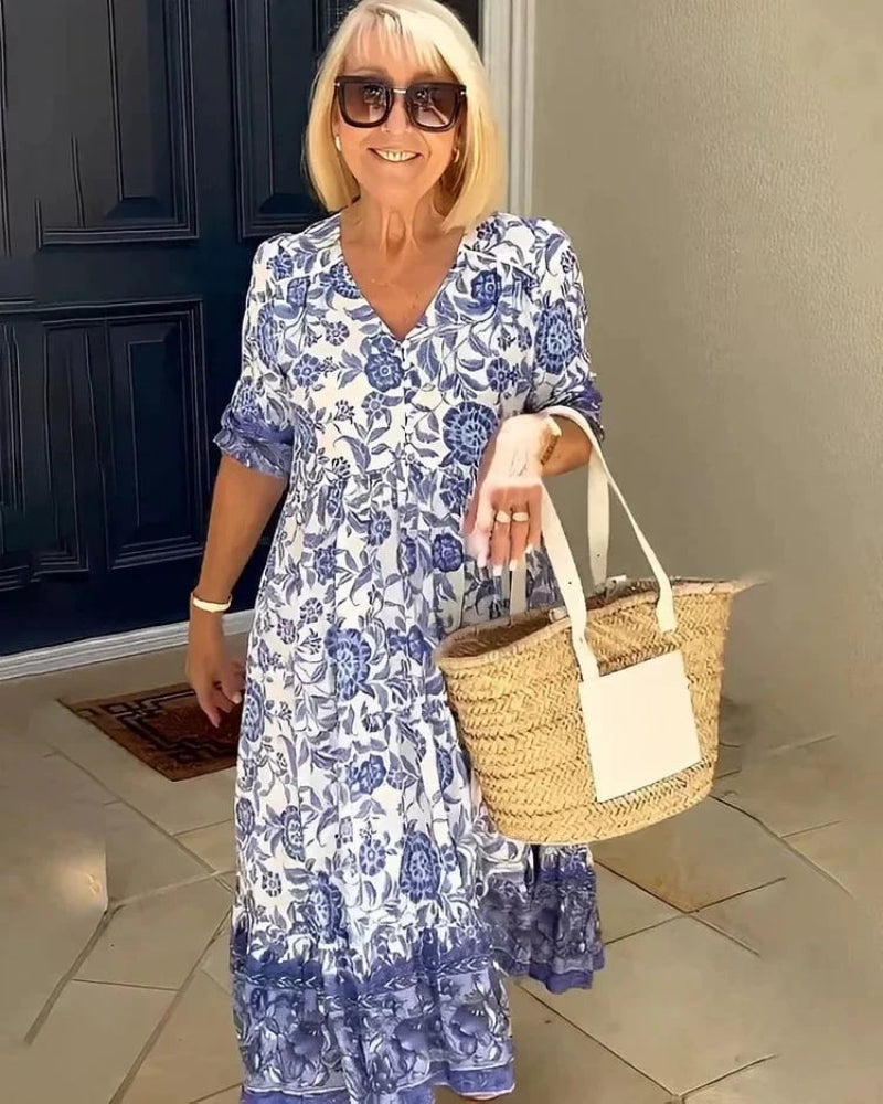 DIANE | ELEGANT AND AIRY FLORAL DRESS