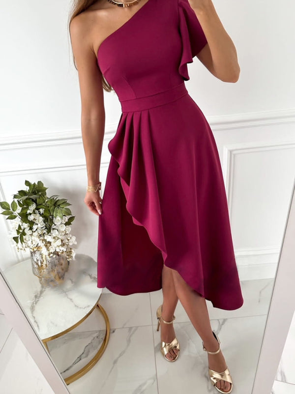 MARGOT | ELEGANT ONE SHOULDER DRESS