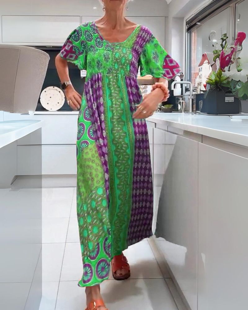 IRIS | COLORFUL BOHEMIAN DRESS
