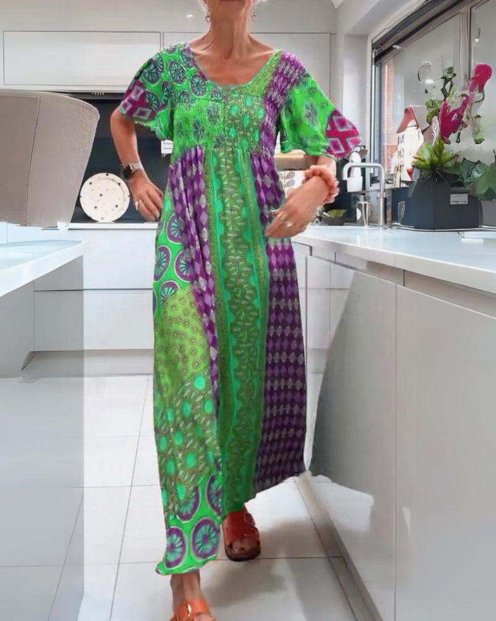 IRIS | COLORFUL BOHEMIAN DRESS