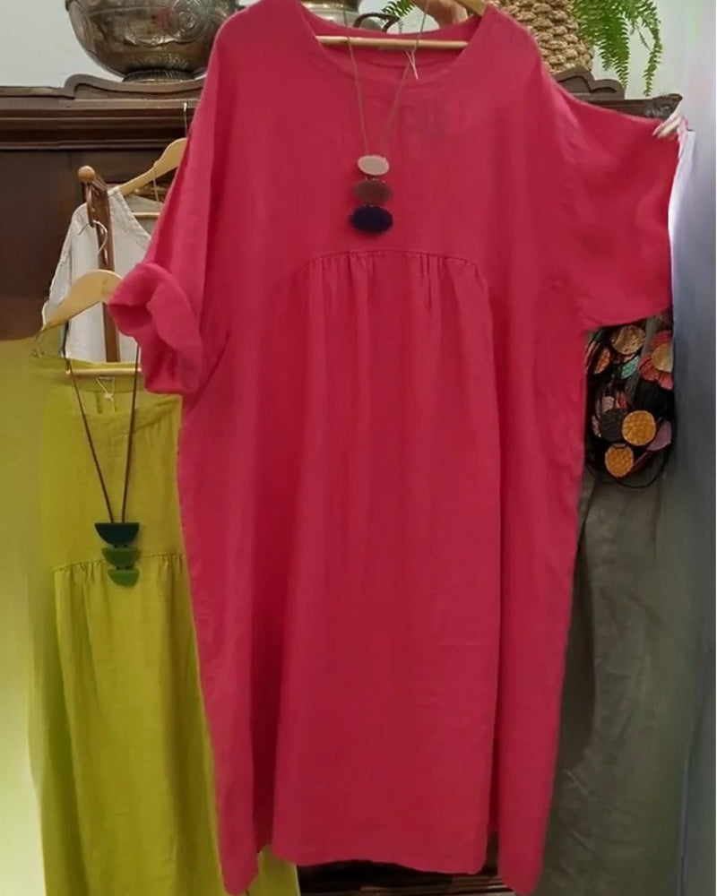 DORIS | COMFORTABLE WIDE DRESS WITH BELLY COVERAGE