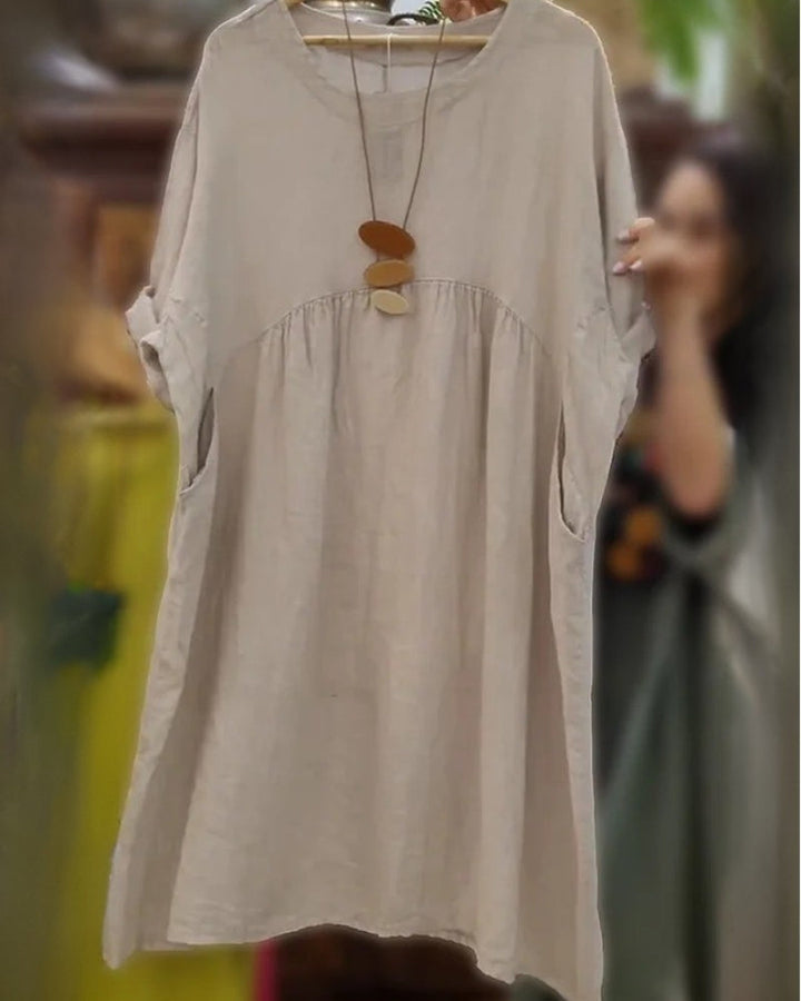 DORIS | COMFORTABLE WIDE DRESS WITH BELLY COVERAGE