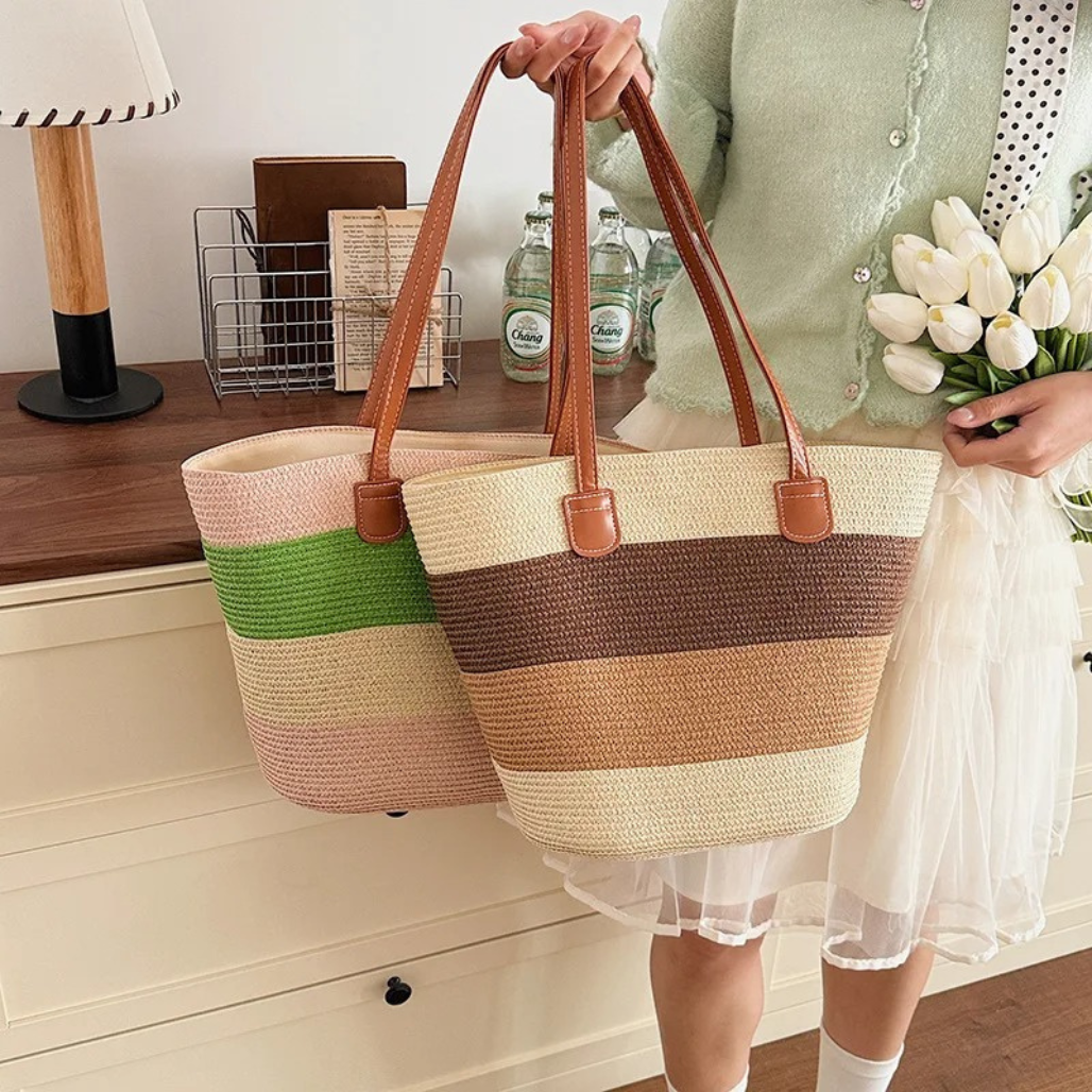 CORA | THE COLOURFUL WOVEN TOTE
