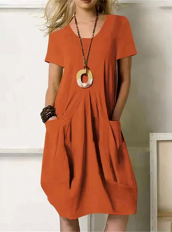 ORIANE | POCKET COCOON DRESS