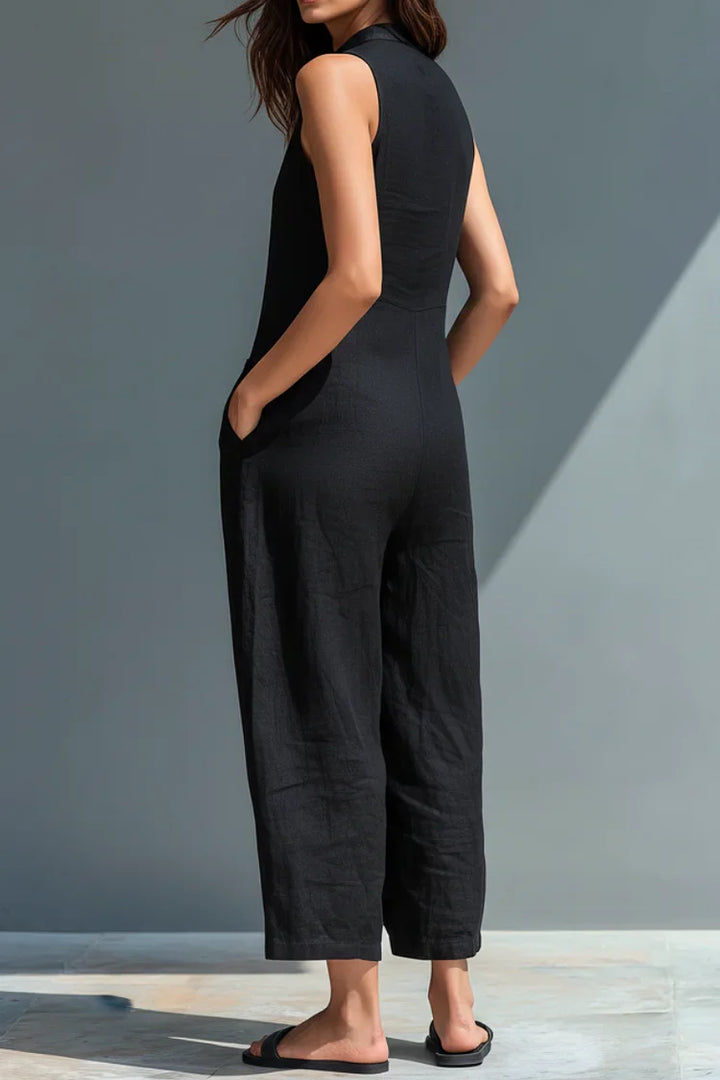 CHERYL | ELEGANT LINEN JUMPSUIT