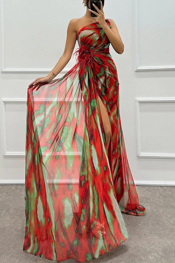MIA | VIBRANT DRAPED DRESS