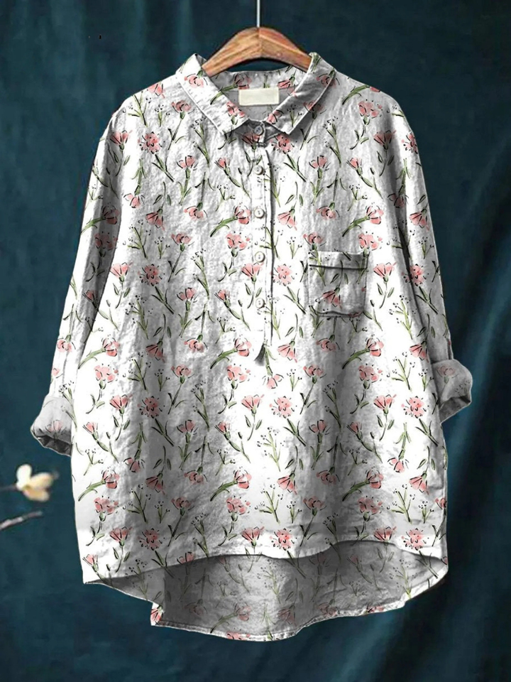 RUBY | PINK SPRING FLORAL REPEAT PATTERN PRINTED WOMEN&