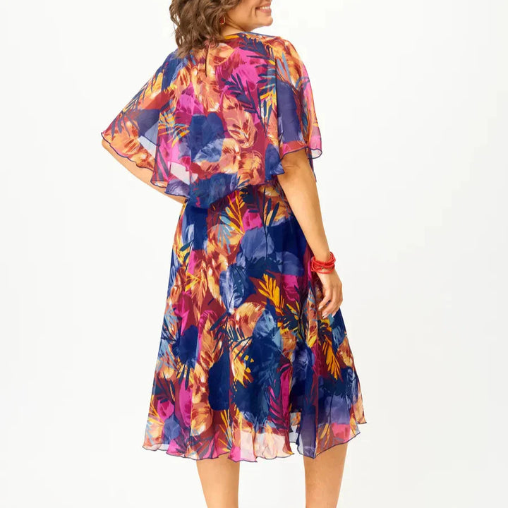 JUNE | COMFORTABLE PLUS SIZE CHIFFON DRESS