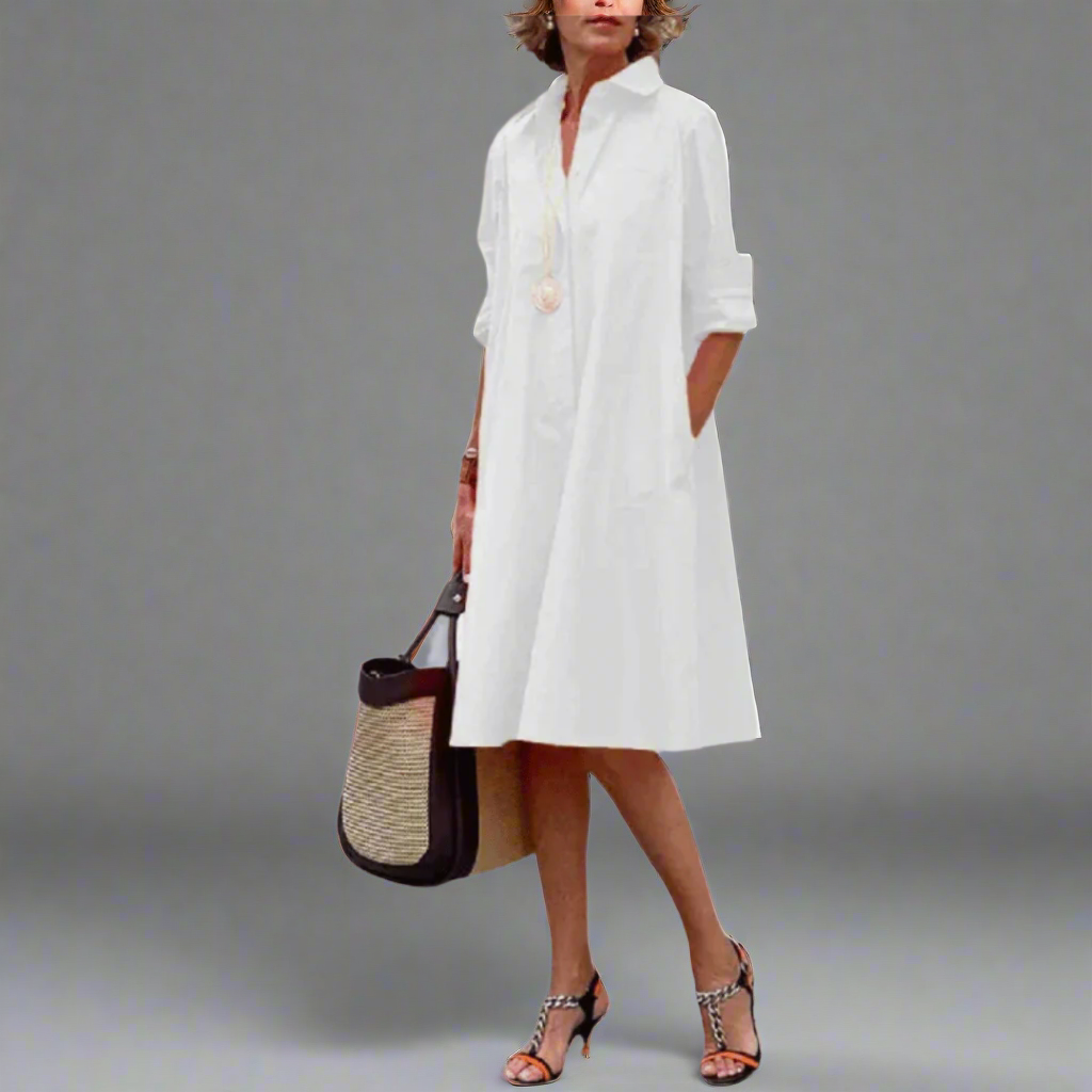 SELMA | ELEGANT CASUAL POLO DRESS