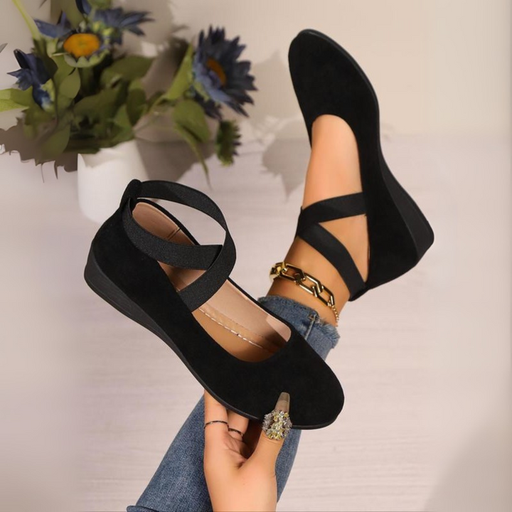 FAYE | CLOSED WEDGE BALLERINA SHOES