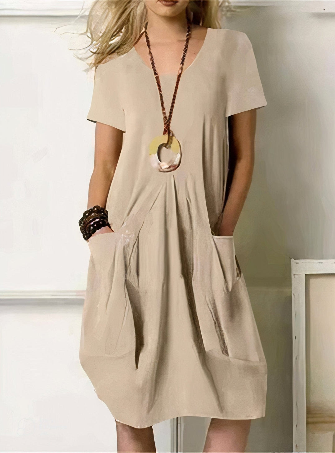 ORIANE | POCKET COCOON DRESS