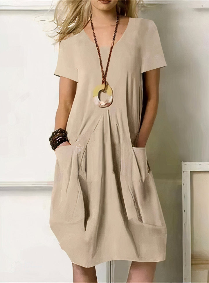 ORIANE | POCKET COCOON DRESS