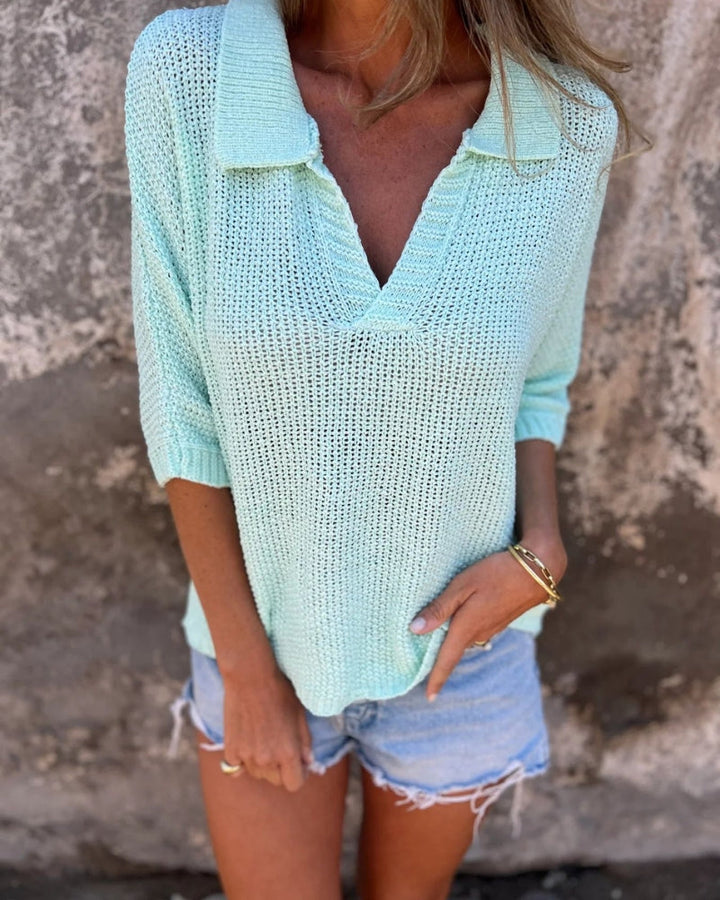 CORINNE | BOHO KNIT TOP