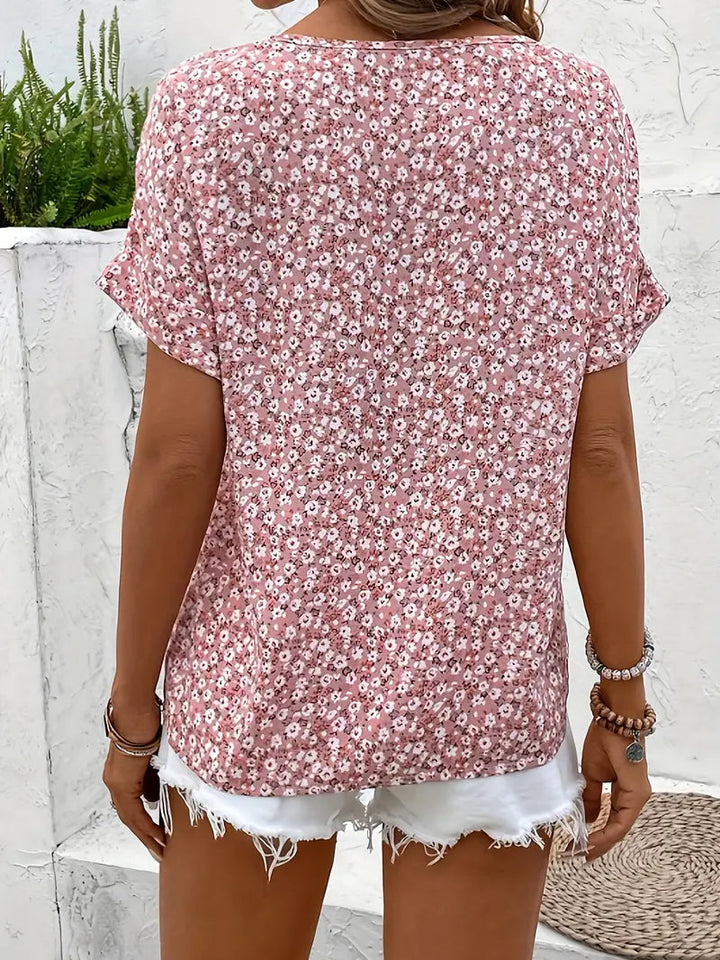 FLORA | ELEGANT SUMMER FLORAL TOP