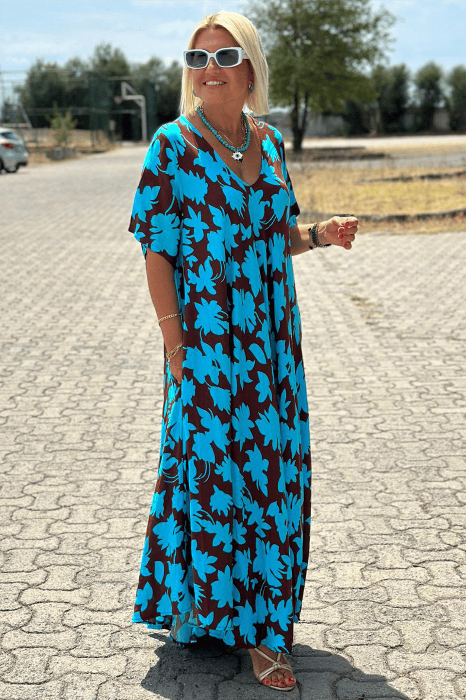 MILDRED | ELEGANT DRESS WITH TUMMY COVERAGE