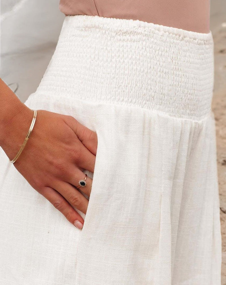 EMMA │HIGH WAIST COTTON PANTS