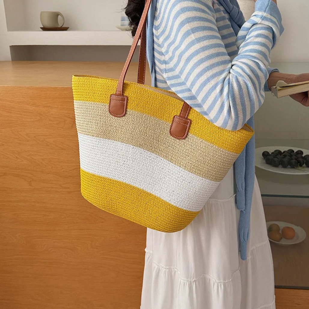 CORA | THE COLOURFUL WOVEN TOTE