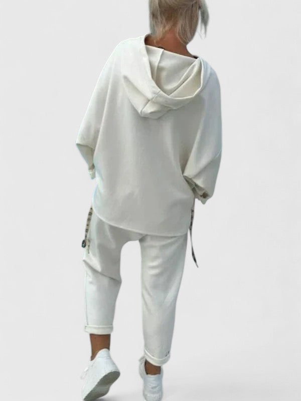 SALLY | COMFORTABLE HOODED SWEATSHIRT SET