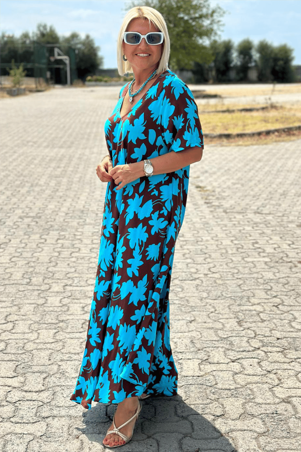MILDRED | ELEGANT DRESS WITH TUMMY COVERAGE