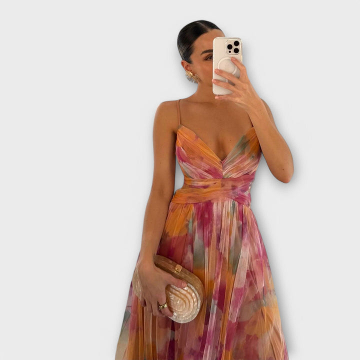 OLIVIA | MAXI KNIT DRESS – ELEGANT AND SHAPING
