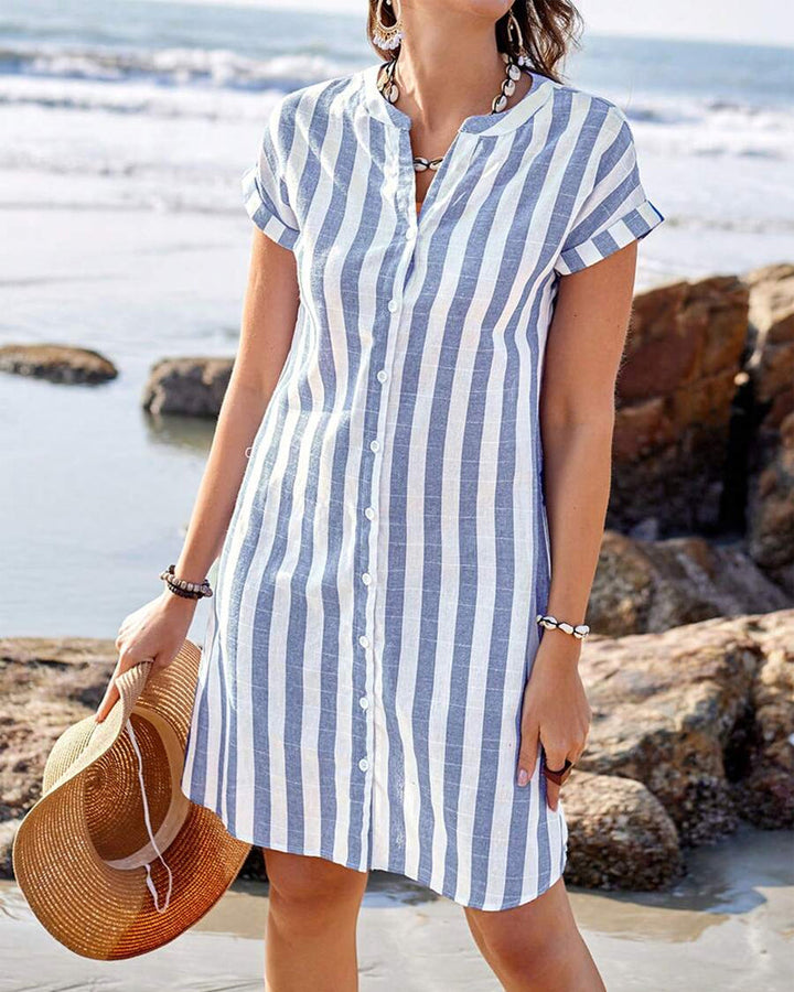 VERA | ELEGANT STRIPED DRESS