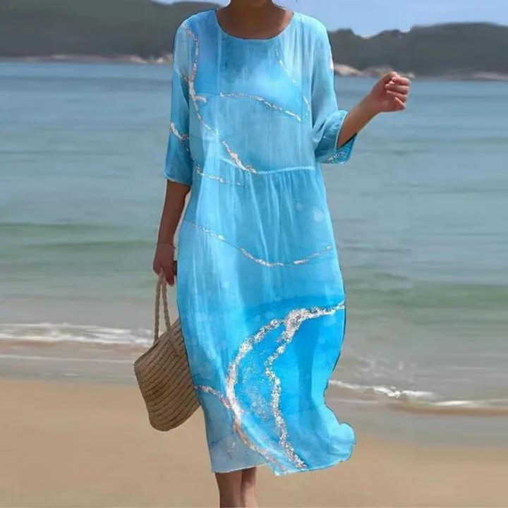 CLARICE | ELEGANT DRESS WITH TUMMY COVERAGE