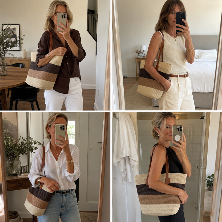 CORA | THE COLOURFUL WOVEN TOTE