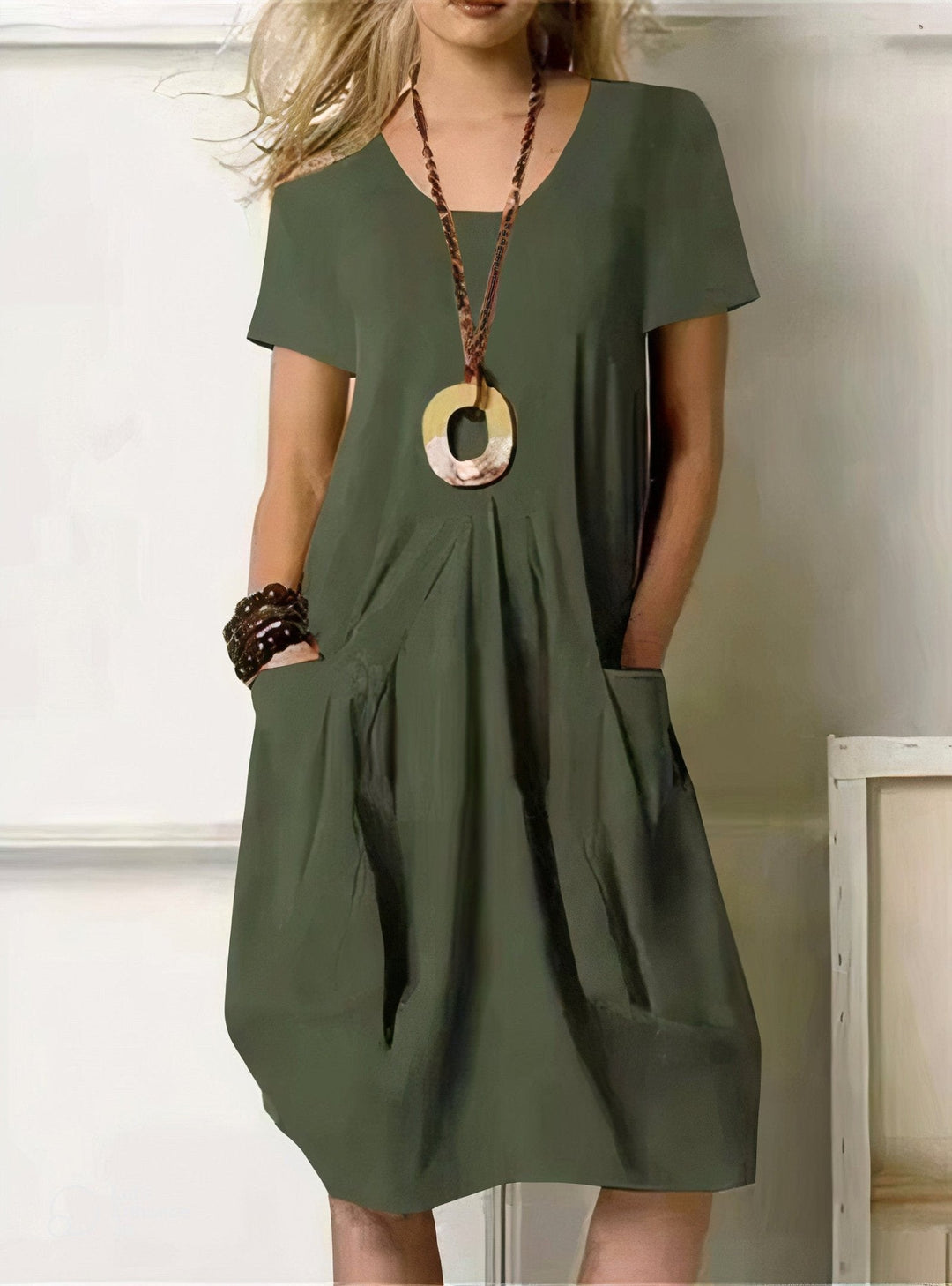 ORIANE | POCKET COCOON DRESS