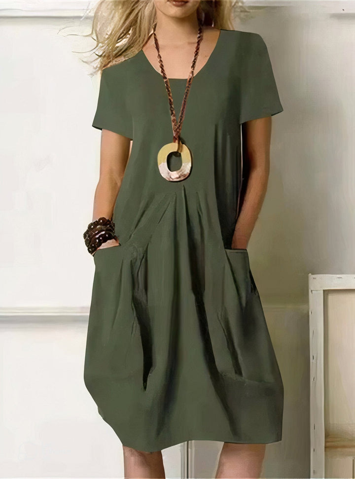ORIANE | POCKET COCOON DRESS