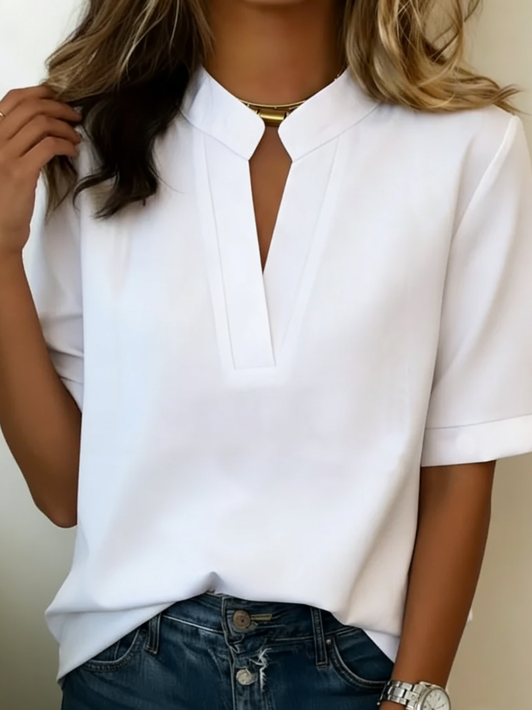 WILLA | ELEGANT BLOUSE WITH REFINED COLLAR