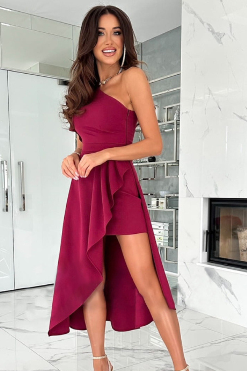 MARGOT | ELEGANT ONE SHOULDER DRESS