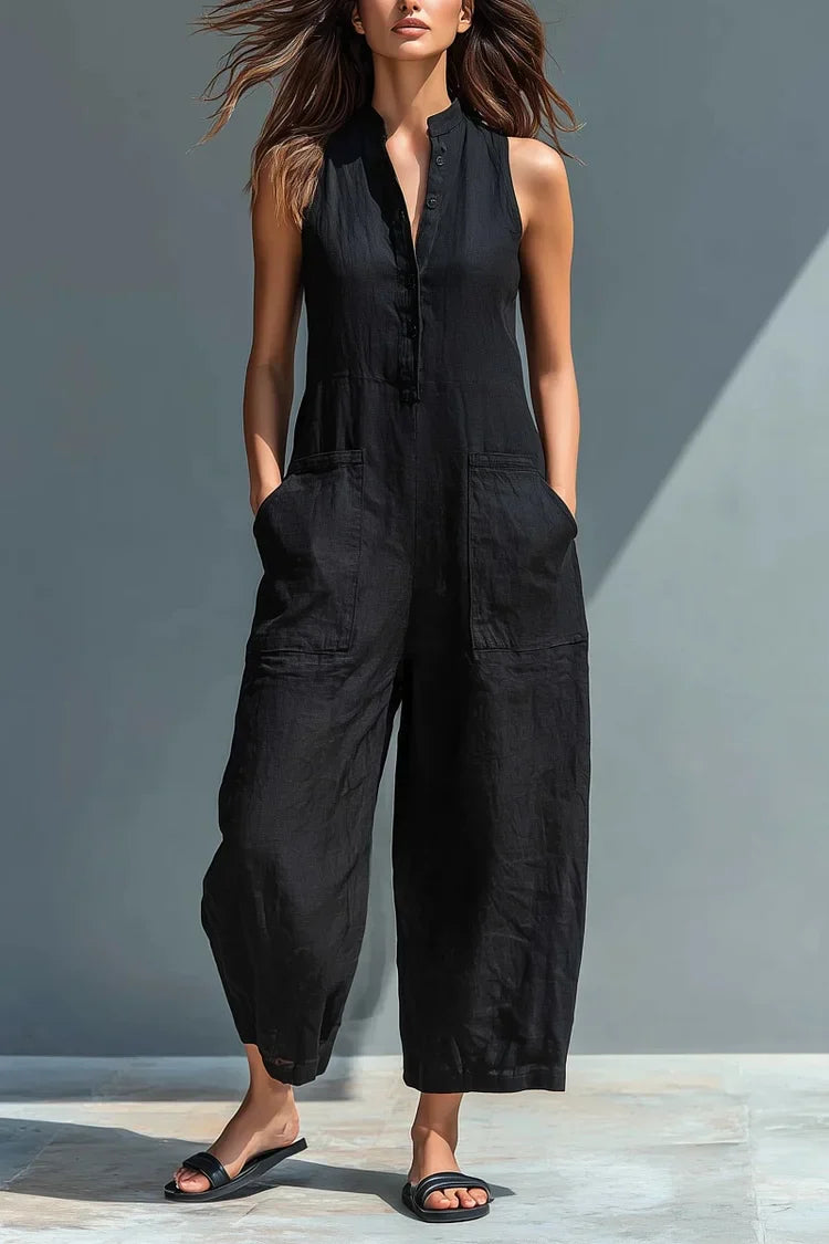 CHERYL | ELEGANT LINEN JUMPSUIT