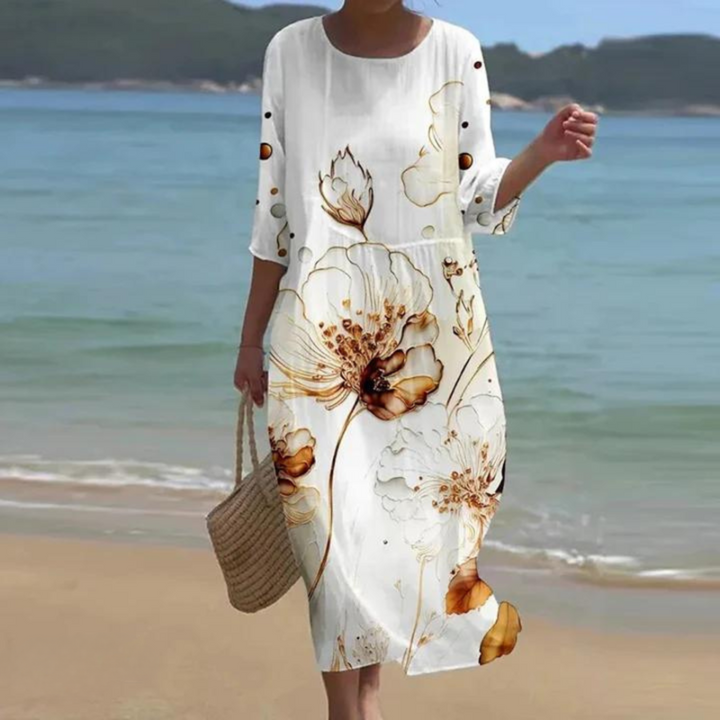 CLARICE | ELEGANT DRESS WITH TUMMY COVERAGE