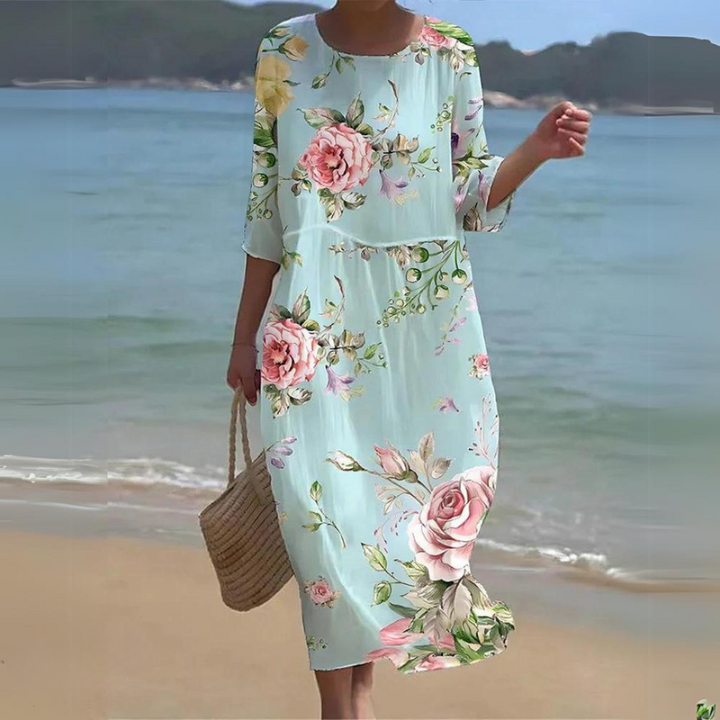 CLARICE | ELEGANT DRESS WITH TUMMY COVERAGE