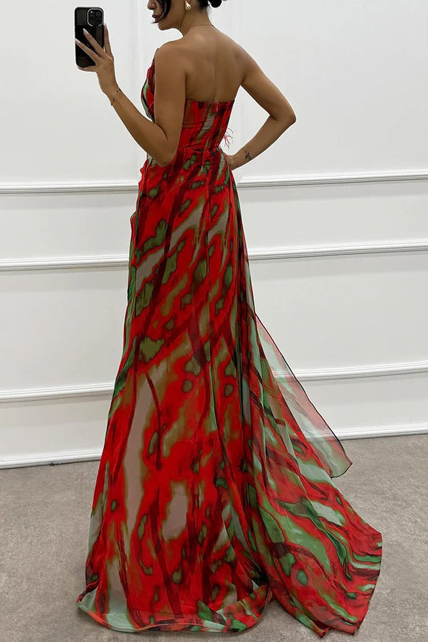 MIA | VIBRANT DRAPED DRESS