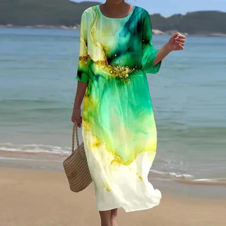 CLARICE | ELEGANT DRESS WITH TUMMY COVERAGE