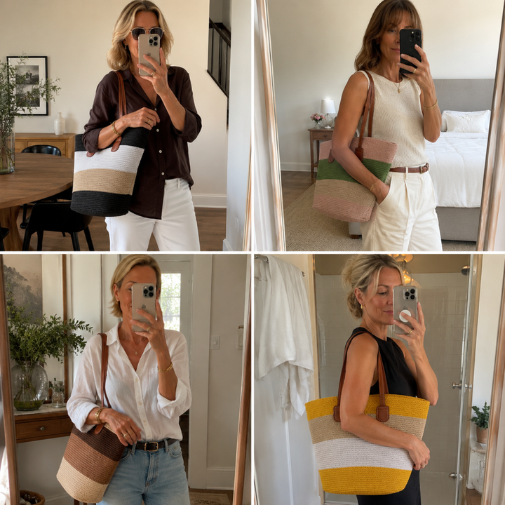 CORA | THE COLOURFUL WOVEN TOTE