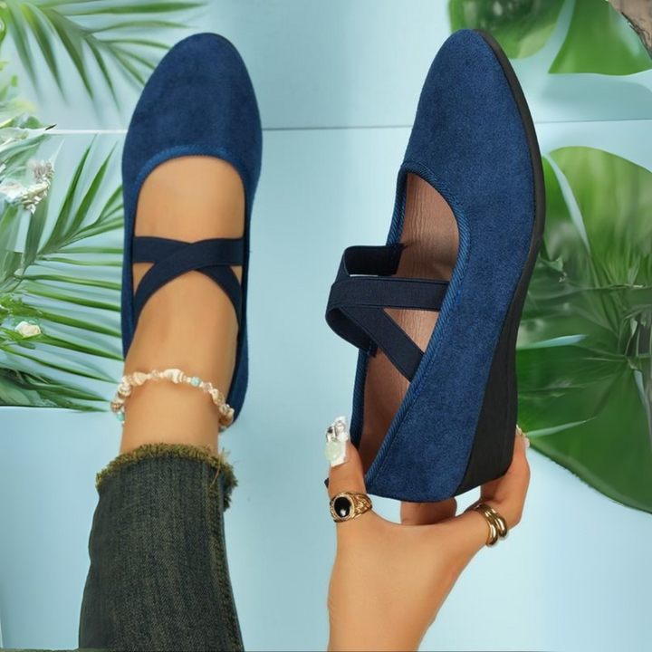 MABEL | CLOSED WEDGE BALLERINA SHOES
