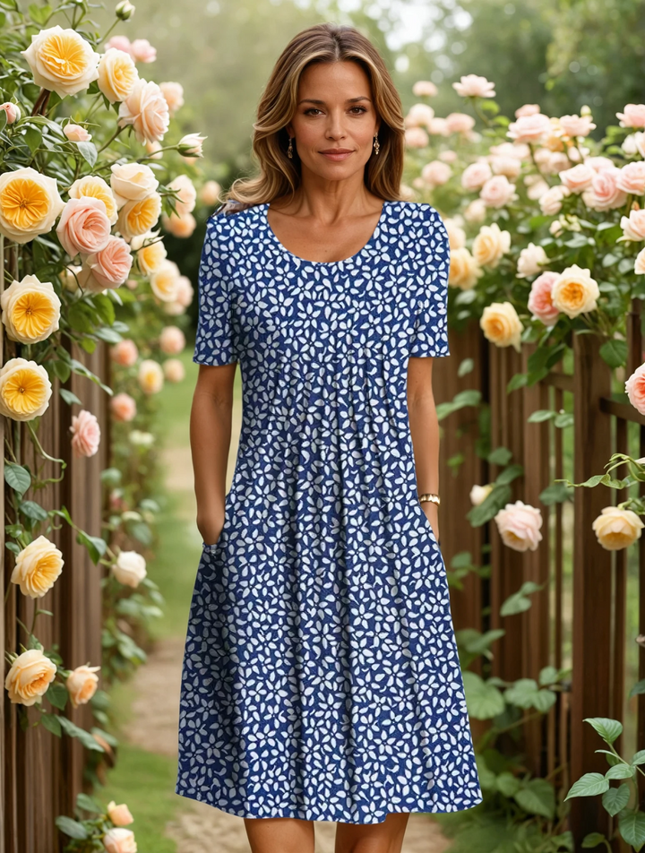 CLAIRE | ELEGANT DRESS WITH TUMMY COVERAGE