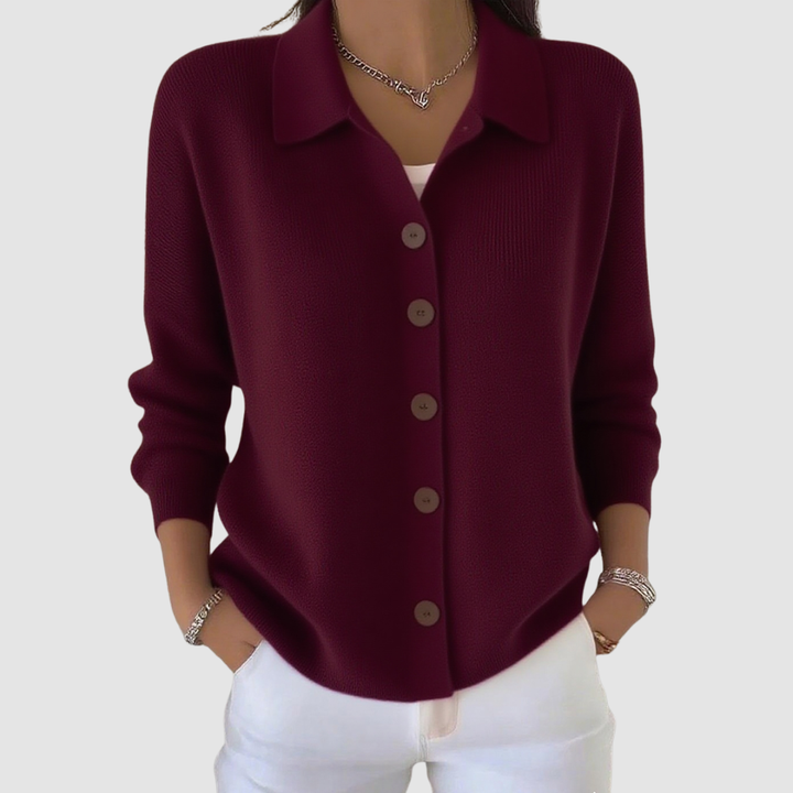 GRACE │ BUTTON-UP KNIT CARDIGAN