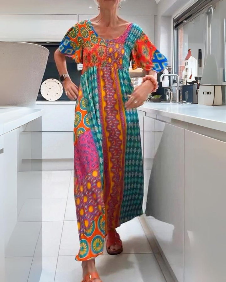IRIS | COLORFUL BOHEMIAN DRESS
