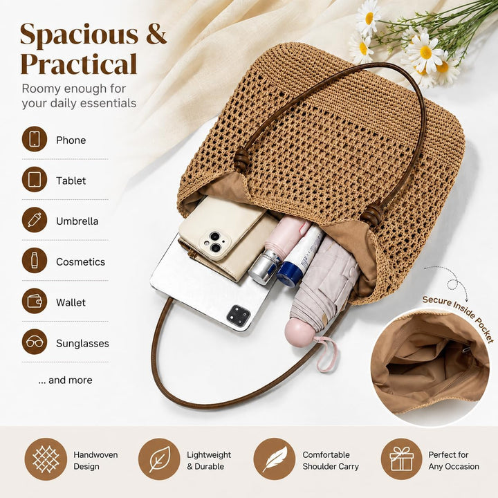 MAREN | CROCHET BEACH TOTE