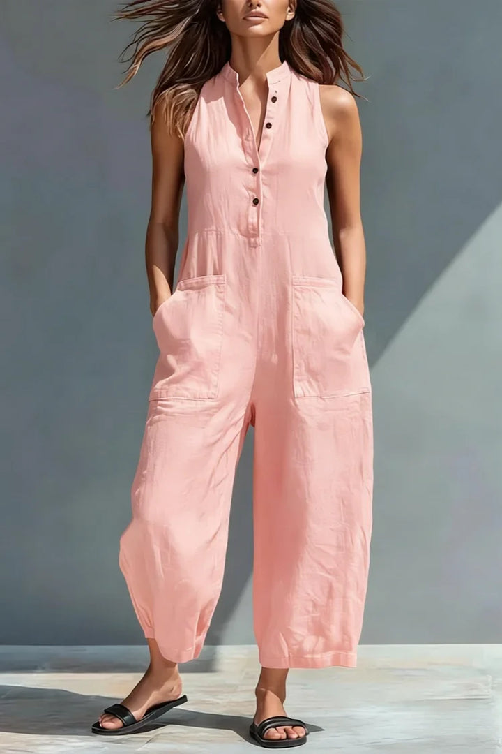 CHERYL | ELEGANT LINEN JUMPSUIT