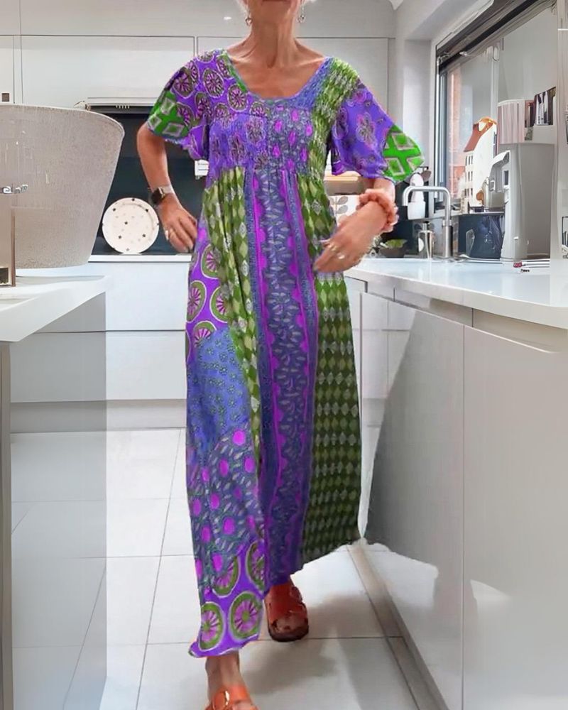 IRIS | COLORFUL BOHEMIAN DRESS