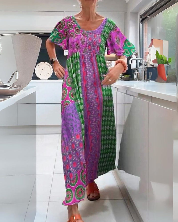 IRIS | COLORFUL BOHEMIAN DRESS