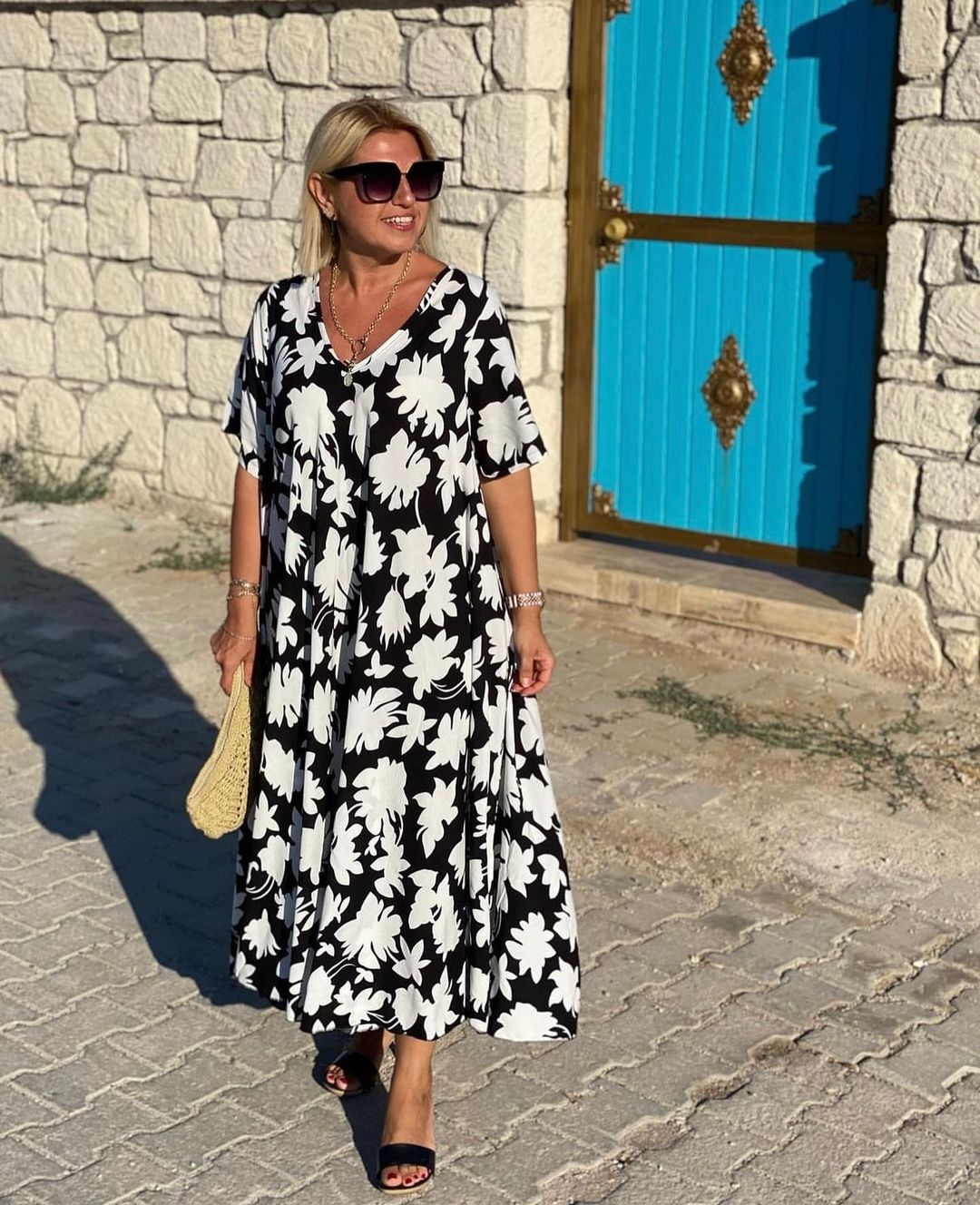 MILDRED | ELEGANT DRESS WITH TUMMY COVERAGE