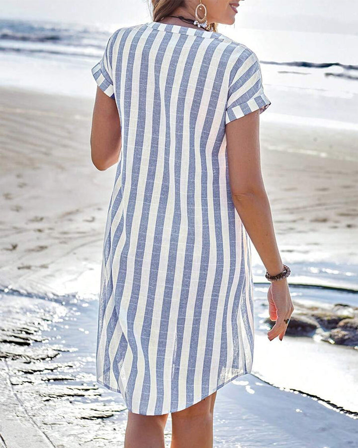 VERA | ELEGANT STRIPED DRESS