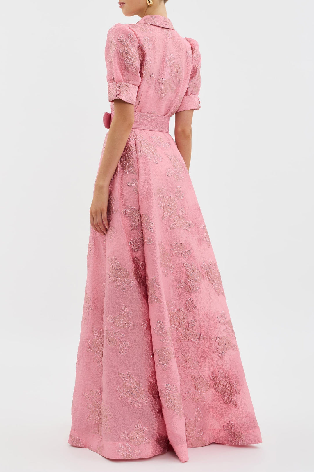 ARIA | DRESS WITH SHORT PUFF SLEEVES